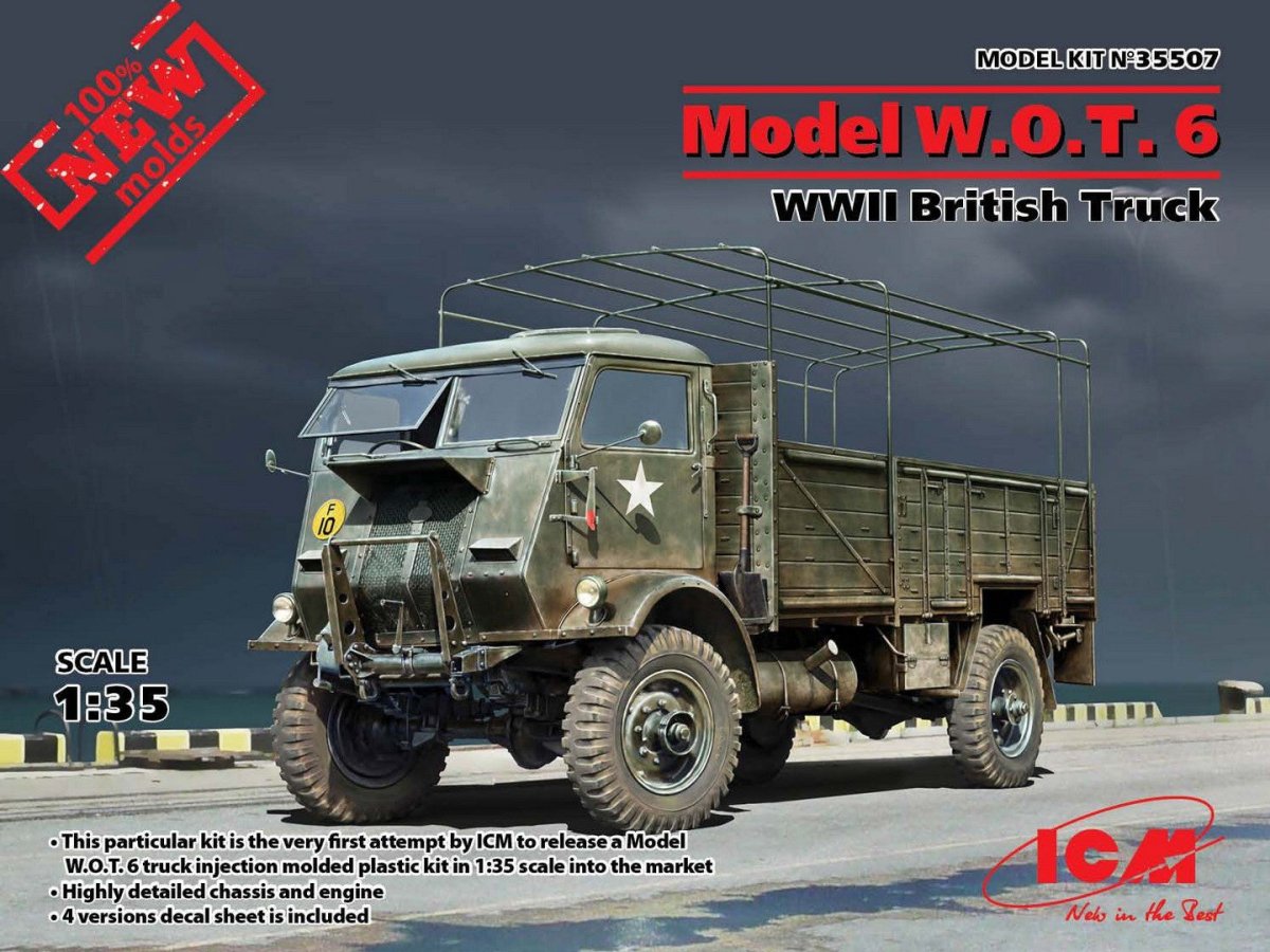 ICM 1:35 Model W.O.T. 6 WWII British Truck - ICM35507