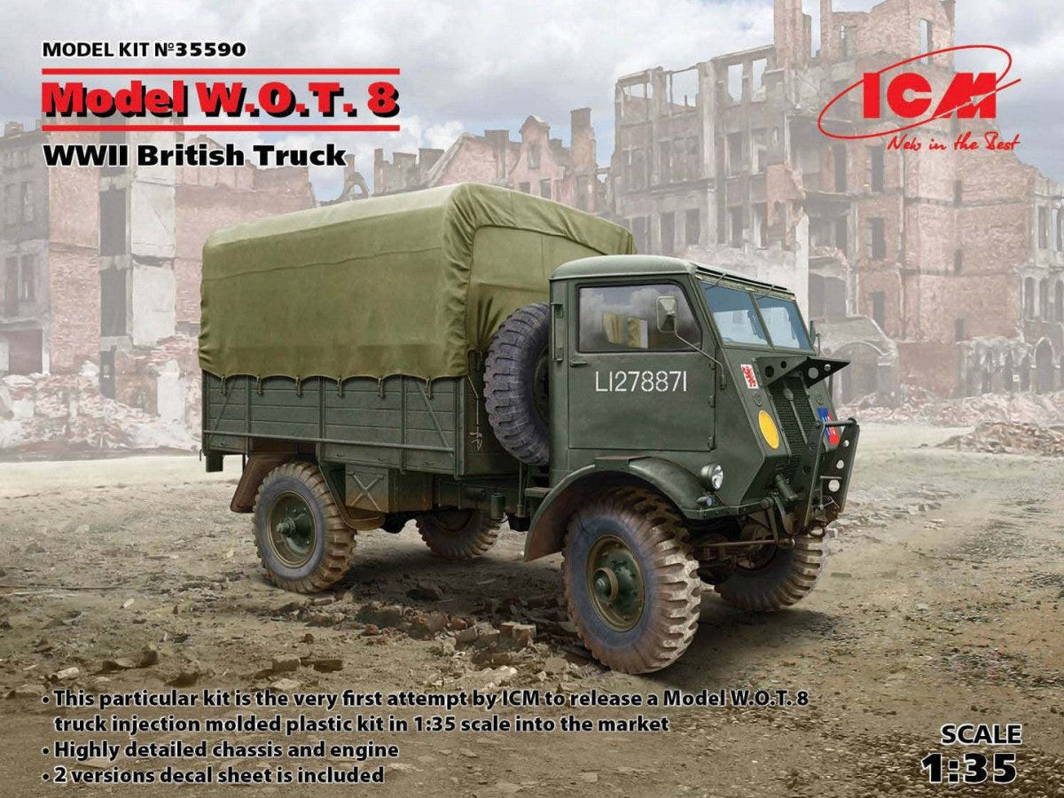 ICM 1:35 Model W.O.T. 8 WWII British Truck - ICM35590