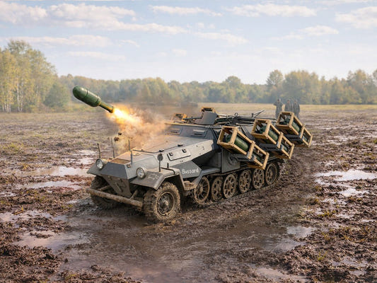 ICM 1:35 ‘Stuka zu Fuß’ Sd.Kfz. 251/1 Ausf.B WWII German MLRS - ICM35107