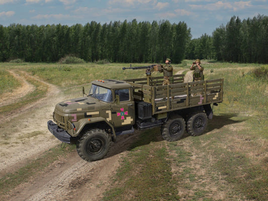 ICM 1:35 ZіL-131 with DShKMd Crew Armed Forces of Ukraine - ICM35017