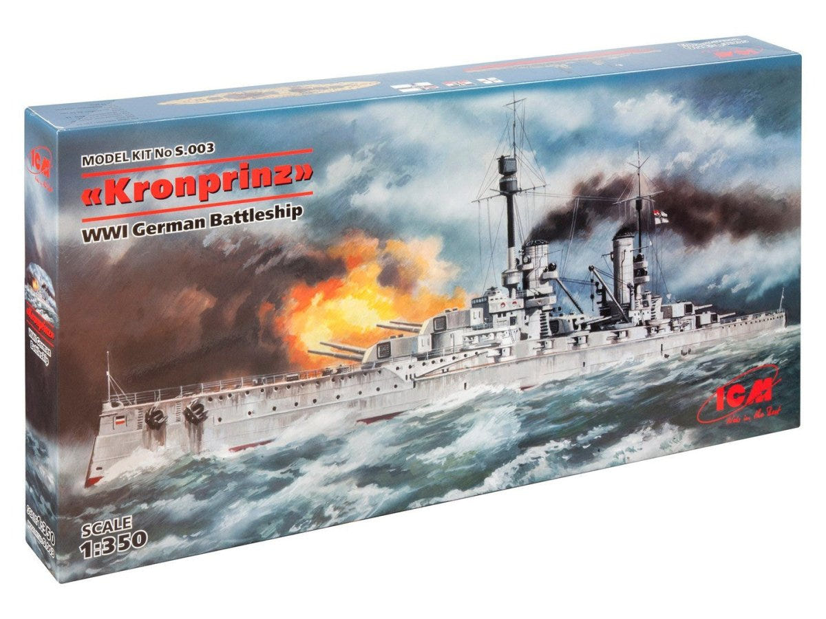 ICM 1:350 Kronprinz' WWI German Battleship - ICMS003