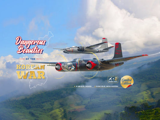 ICM 1:48 ‘Dangerous Beauties of the Korean War’ Set of 2 B-26 Invaders - ICM48277