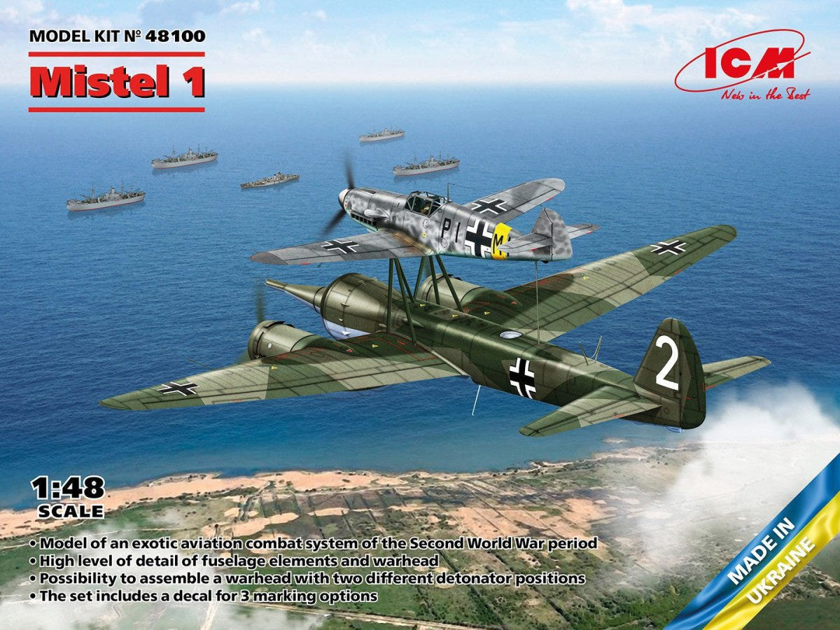 ICM 1:48 Mistel 1 WWII German Composite Aircraft - ICM48100