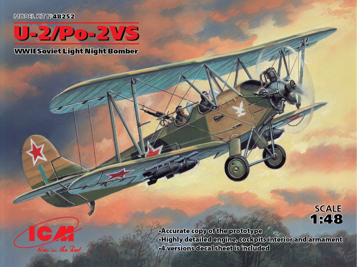 ICM 1/48 U-2/Po-2VS WWII Soviet Night Light Bomber – image 2