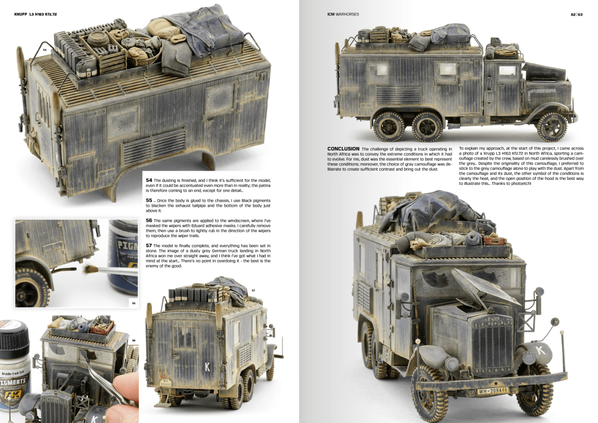 ICM - Warhorses: How to Paint & Weather WWII Trucks - Loaded Dice