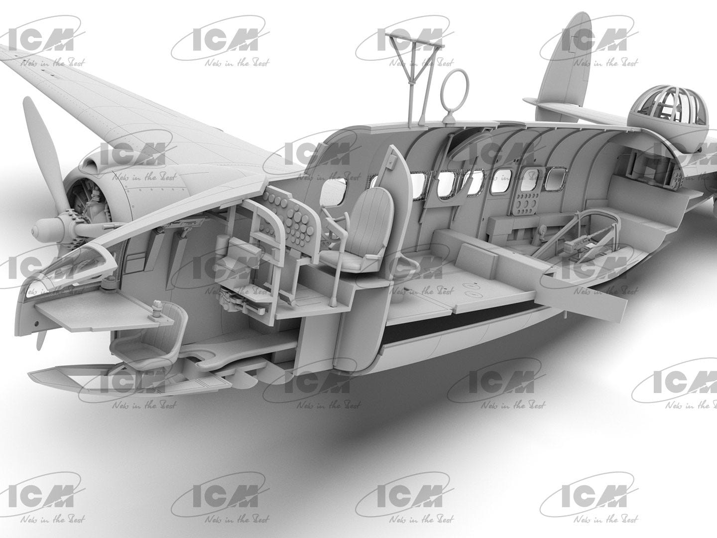 ICM 1:48 Lockheed Hudson Mk. III WWII British Reconnaissance Bomber - ICM48331