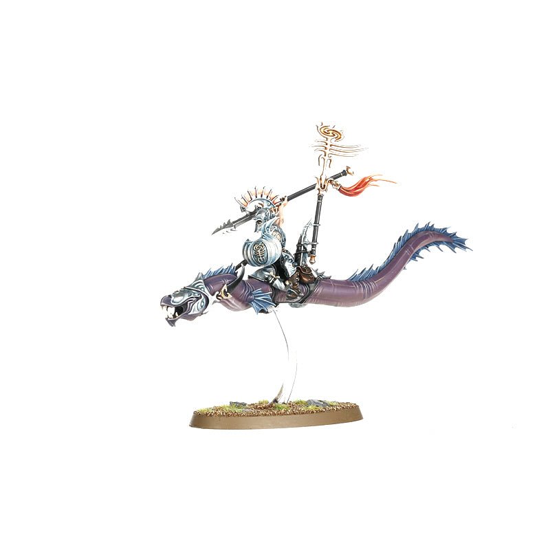 Idoneth Deepkin: Akhelian Morrsarr Guard painted miniature - Loaded Dice