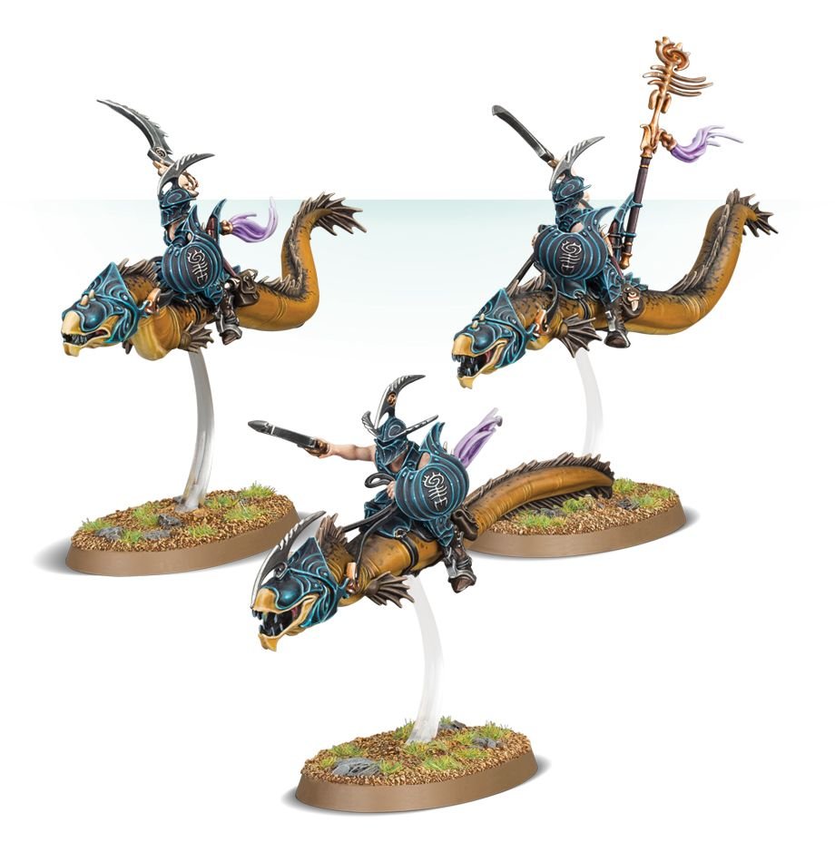 Idoneth Deepkin: Akhelian Morrsarr Guard - Loaded Dice