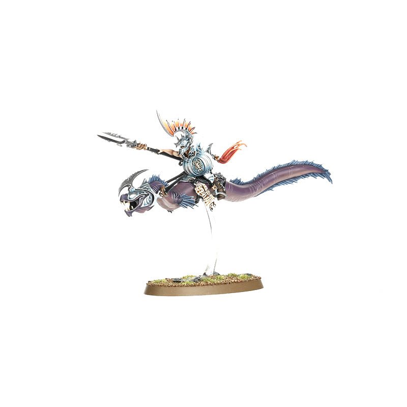 Idoneth Deepkin: Akhelian Morrsarr Guard painted miniature - Loaded Dice