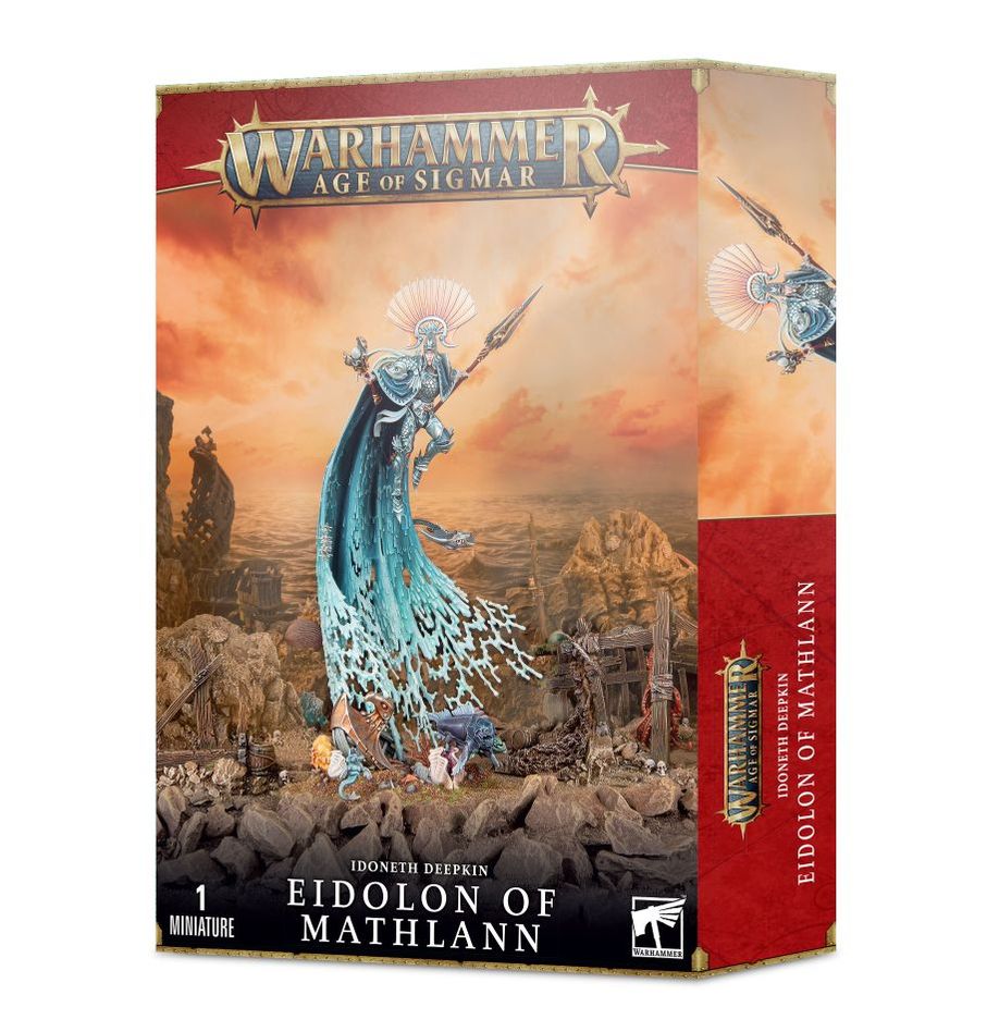 Games Workshop Age of Sigmar Idoneth Deepkin Eidolon of Mathlann box front, 1 miniature