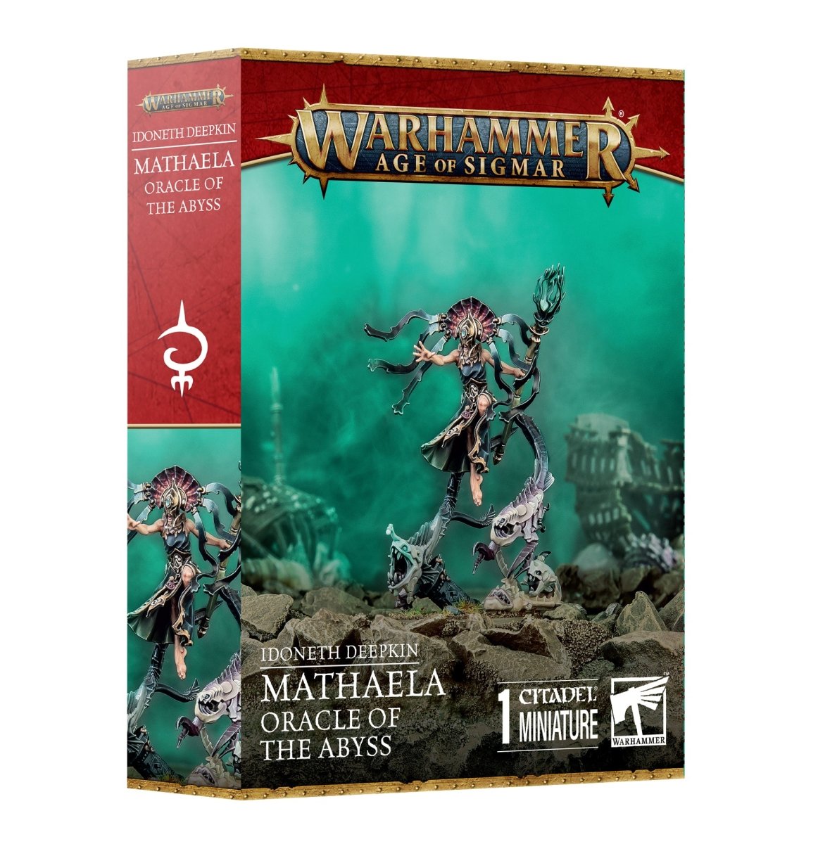 Games Workshop Age of Sigmar Idoneth Deepkin Mathaela Oracle of the Abyss box front