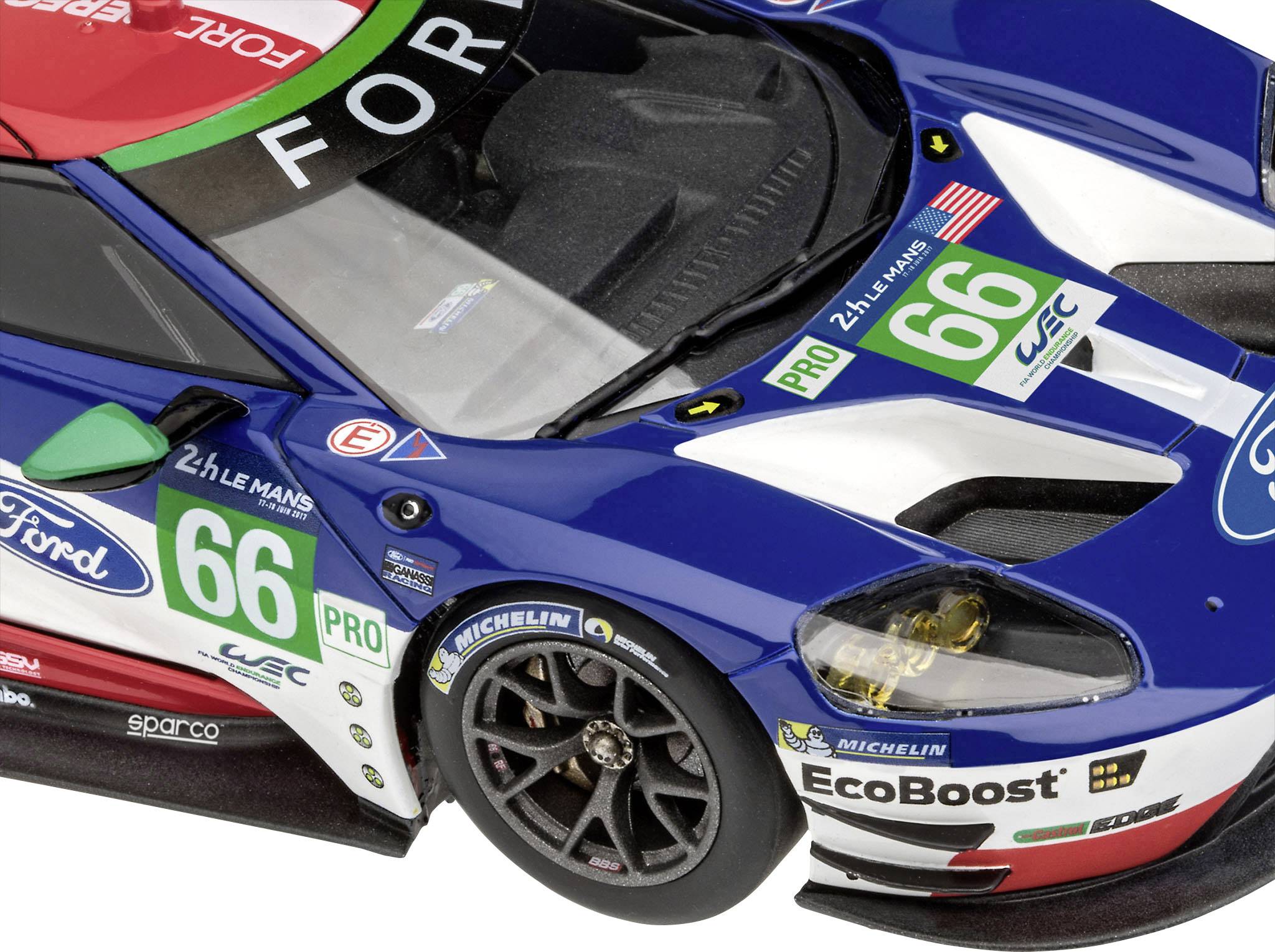 Ford GT Le Mans 2017 1:24 Scale - Loaded Dice Barry Vale of Glamorgan CF64 3HD