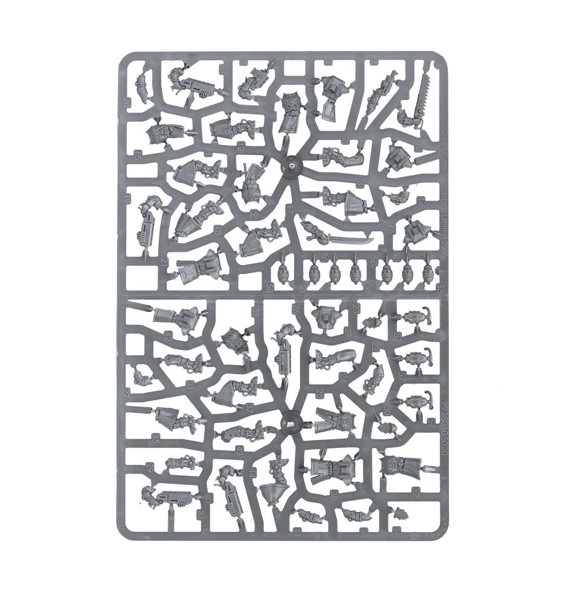 Imperial Agents Imperial Navy Breachers unpainted plastic sprue, frame 1 of 2