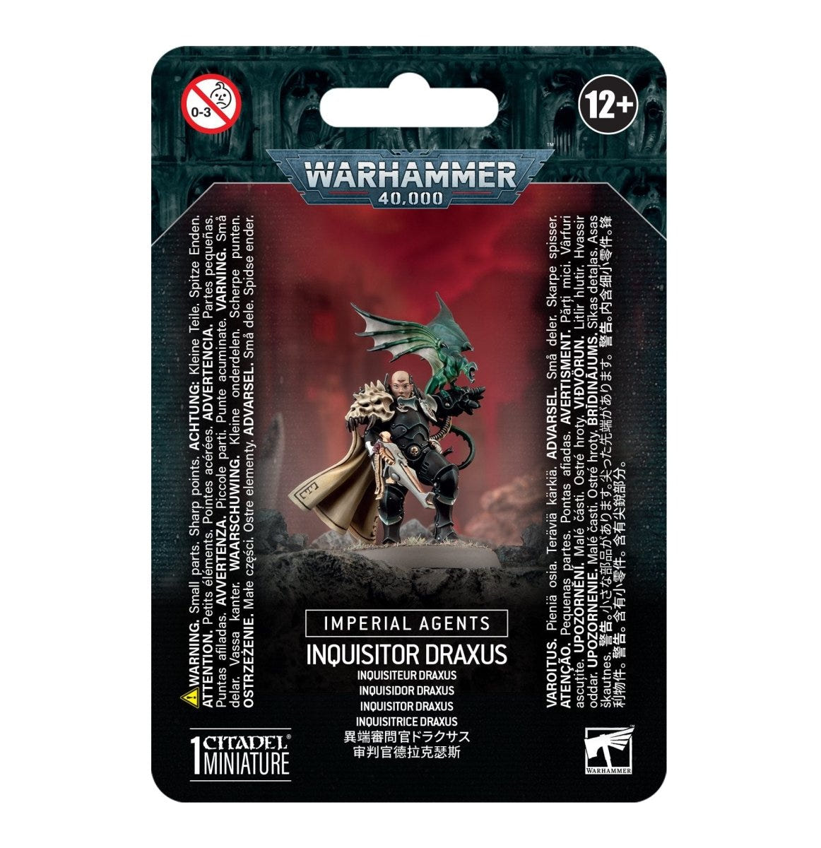 Imperial Agents Inquisitor Draxus blister pack, Warhammer 40,000 by Games Workshop