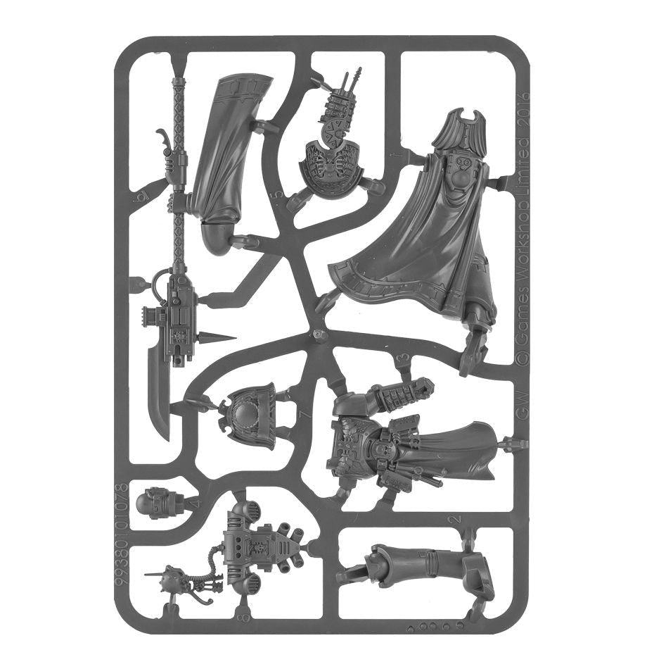 Imperial Agents Watch Master unpainted plastic sprue, frame 1 of 1