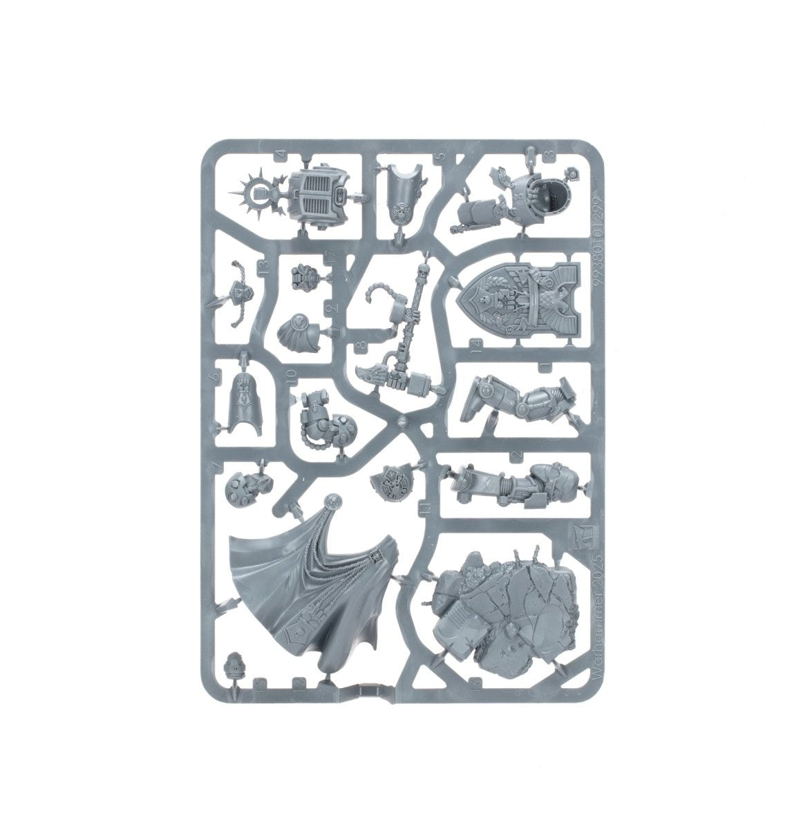 Imperial Fists Darnath Lysander unpainted plastic sprue, frame 1 of 1