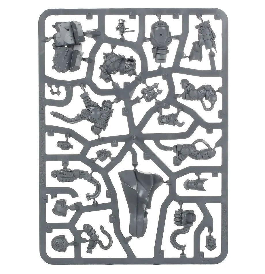 Imperial Fists Tor Garadon unpainted plastic sprue, frame 1 of 1