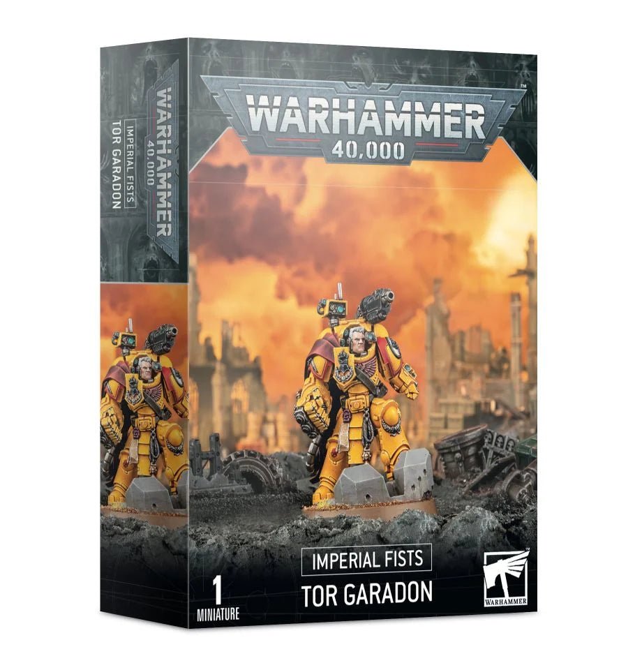 Games Workshop Imperial Fists Tor Garadon boxed miniature for Warhammer 40,000