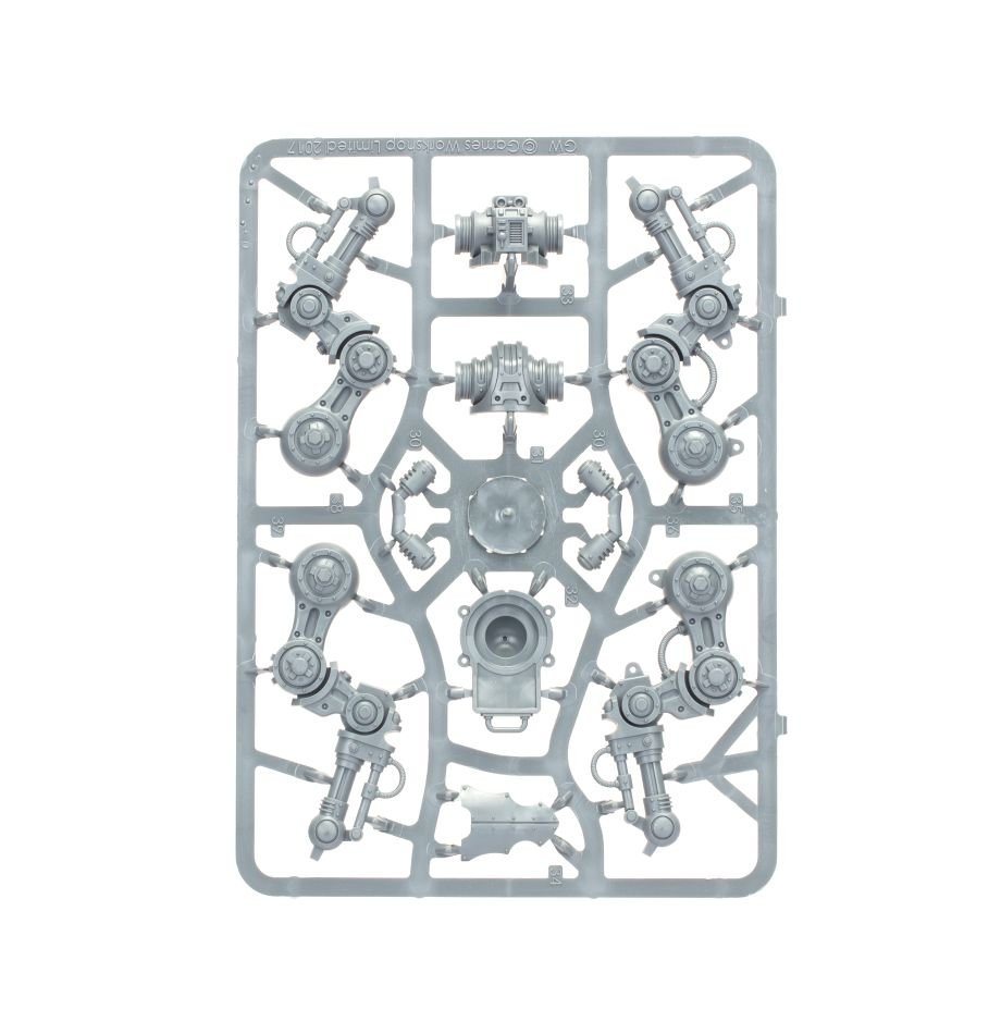 Imperial Knights: Knight Armigers sprue contents - Loaded Dice