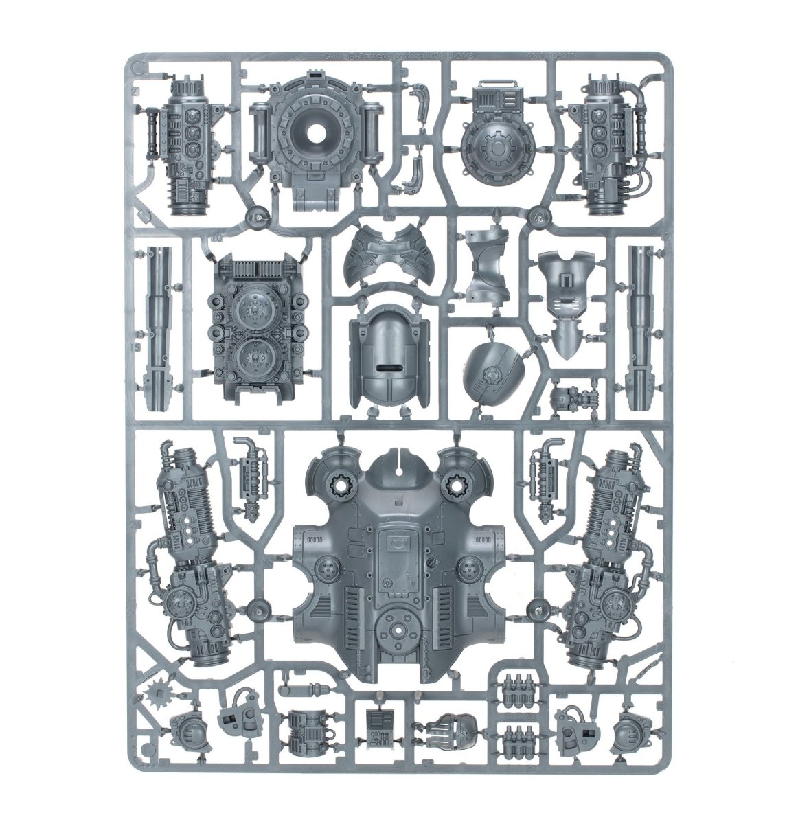 Imperial Knights: Knight Dominus sprue contents - Loaded Dice