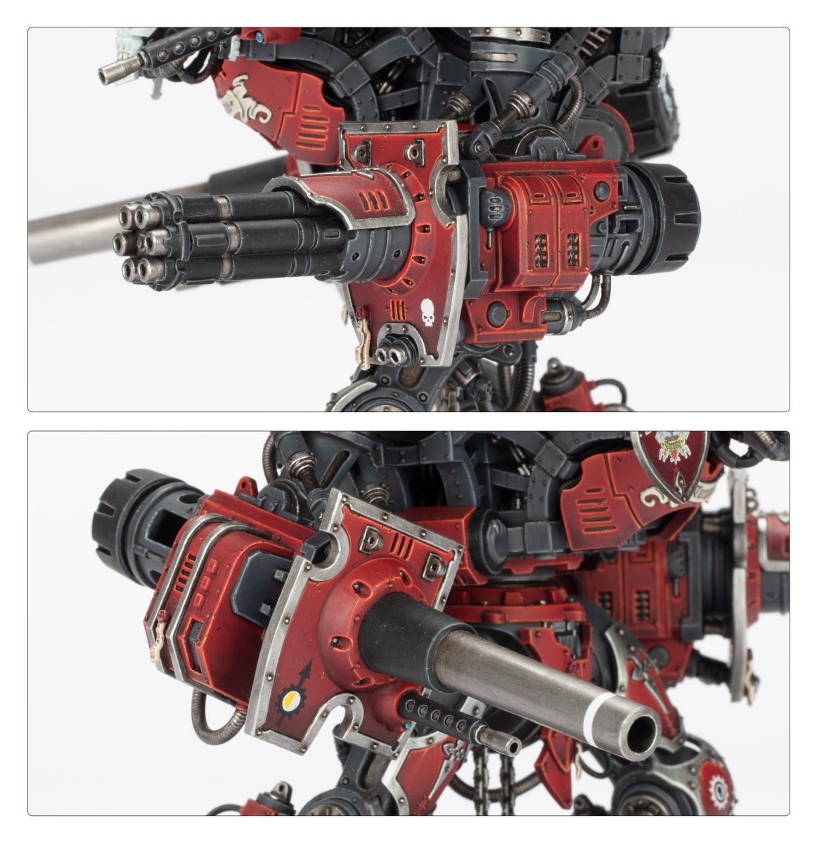 Imperial Knights: Knight Questoris model detail - Loaded Dice