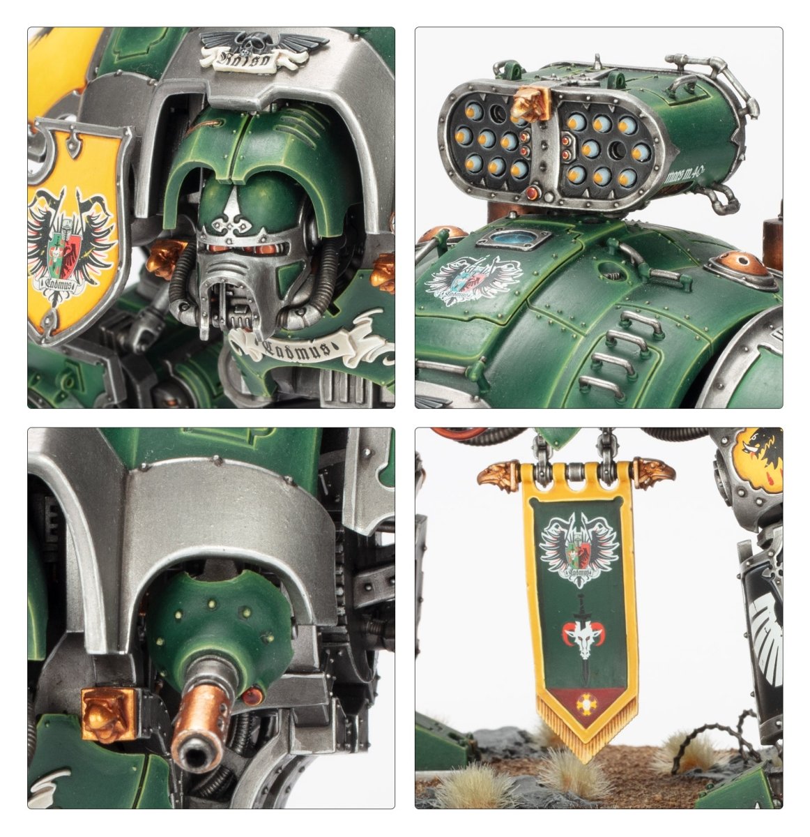 Imperial Knights: Knight Questoris model detail - Loaded Dice