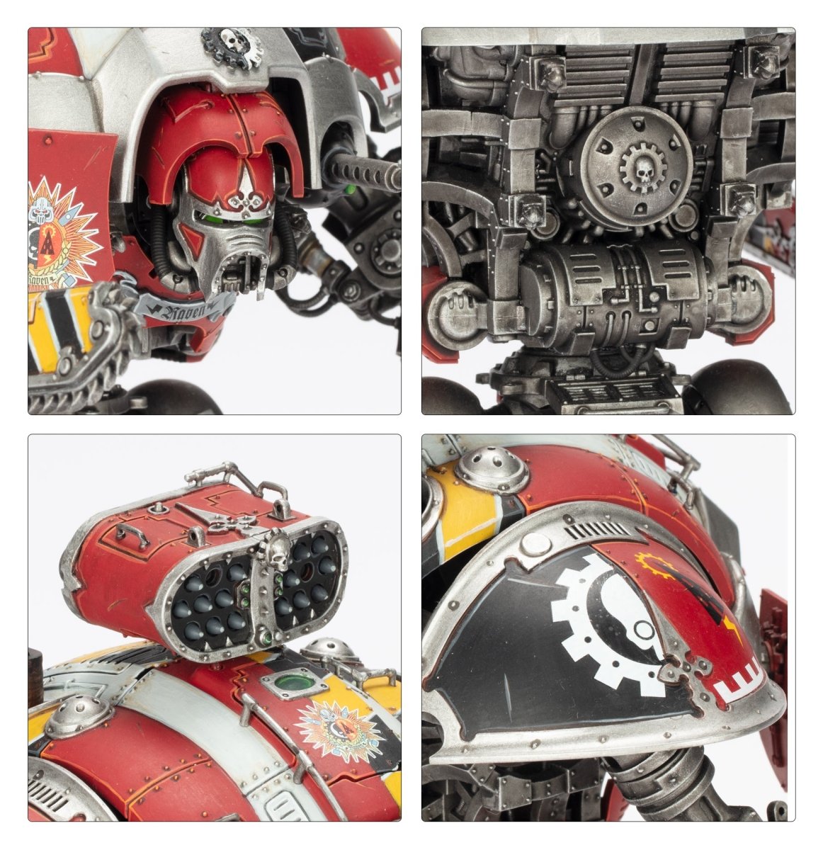 Imperial Knights: Knight Questoris model detail - Loaded Dice
