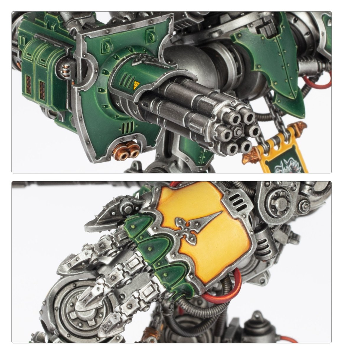 Imperial Knights: Knight Questoris model detail - Loaded Dice