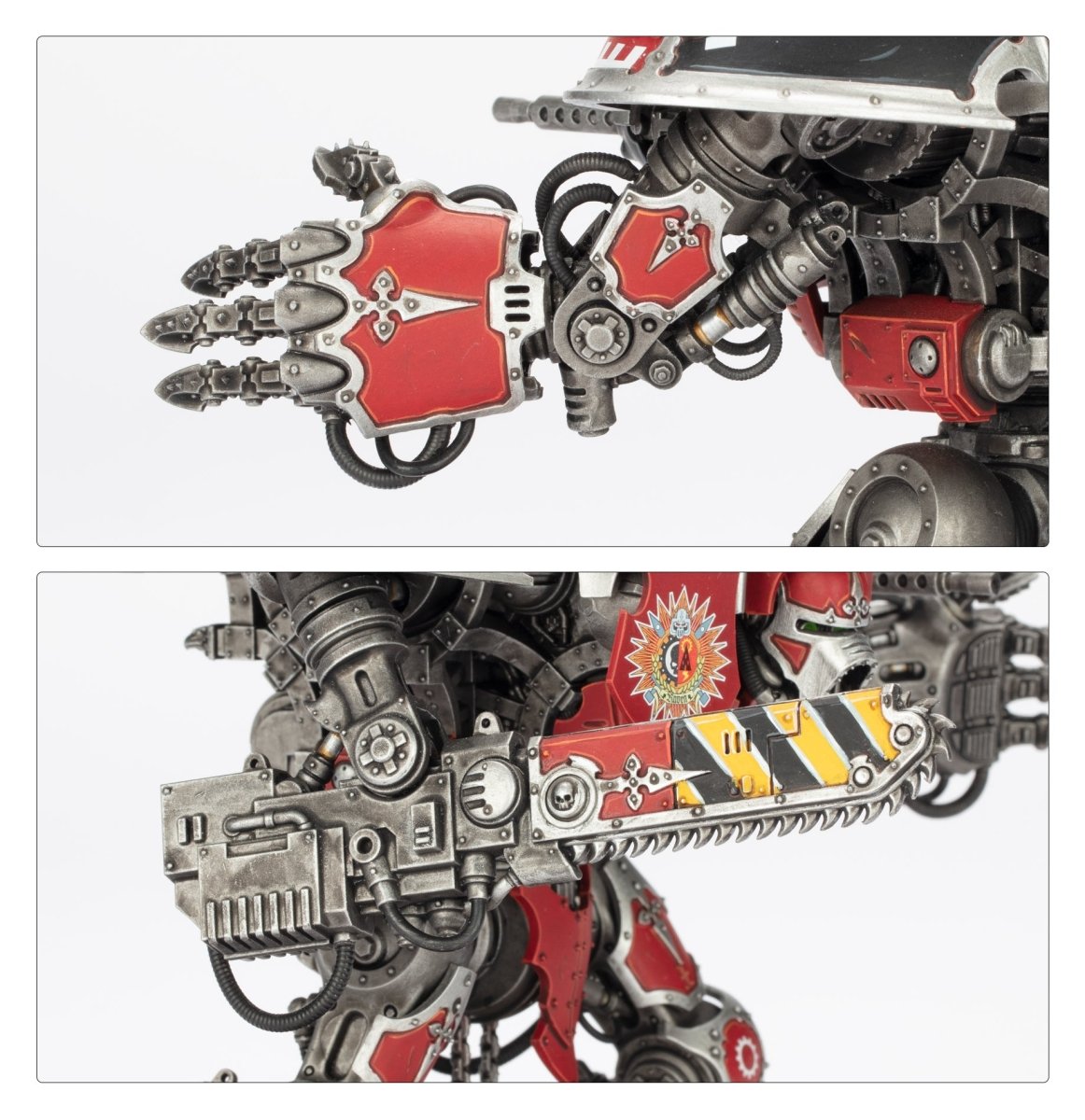 Imperial Knights: Knight Questoris model detail - Loaded Dice