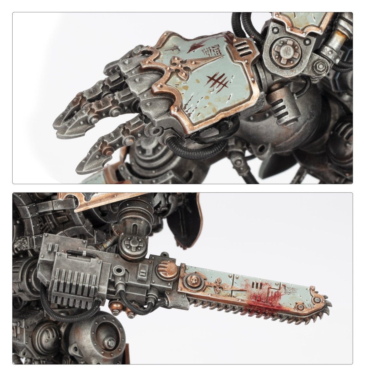 Imperial Knights: Knight Questoris model detail - Loaded Dice