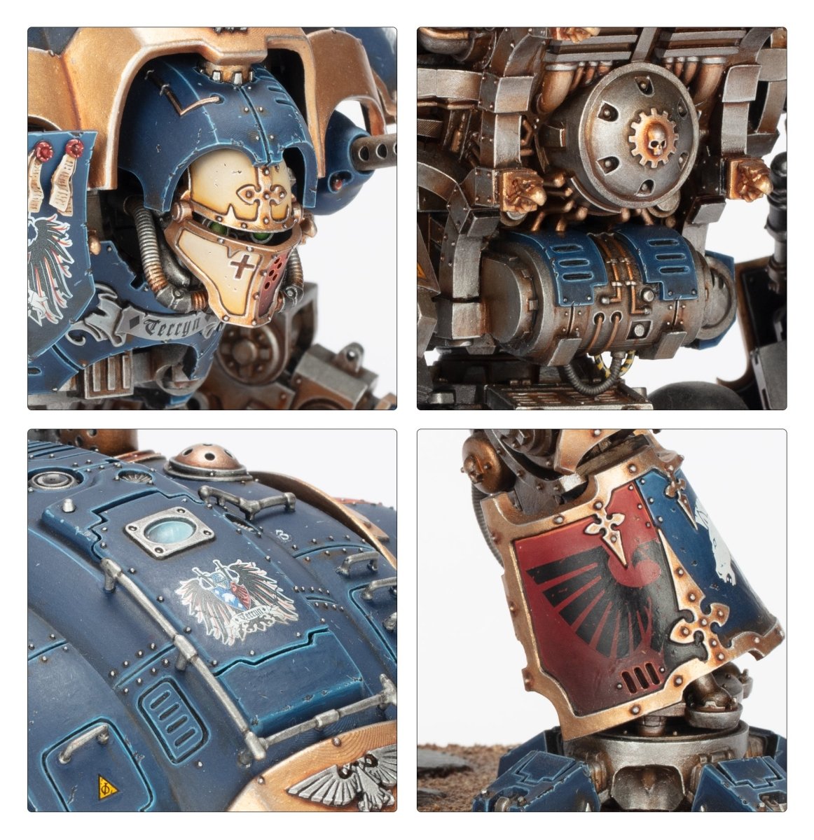 Imperial Knights: Knight Questoris model detail - Loaded Dice