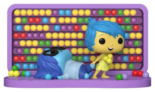 Funko Pop! Mini Moment Joy and Sadness at a wall of memory orbs, Disney Pixar Inside Out