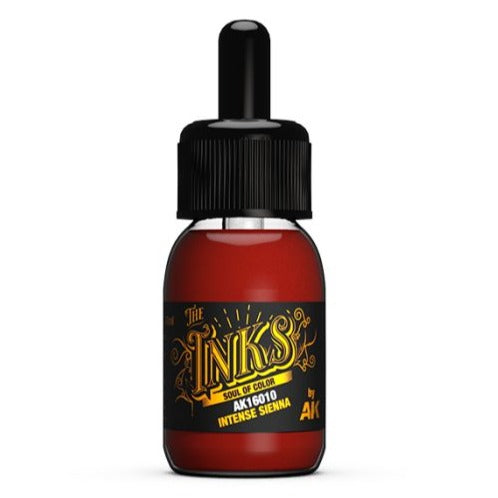 AK Interactive - The Inks - Intense Sienna AK16010 - Loaded Dice Barry Vale of Glamorgan CF64 3HD