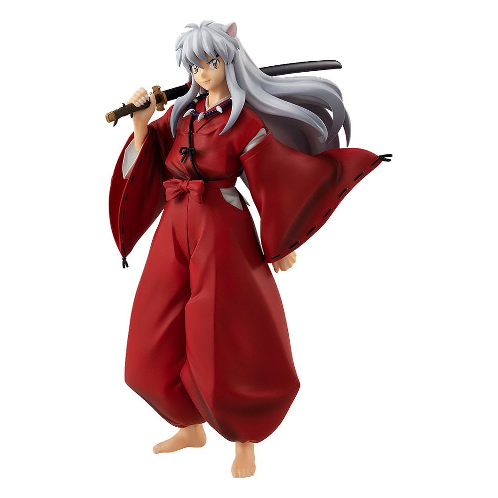 Good Smile Company Pop Up Parade Inuyasha statue with Tessaiga on his shoulder