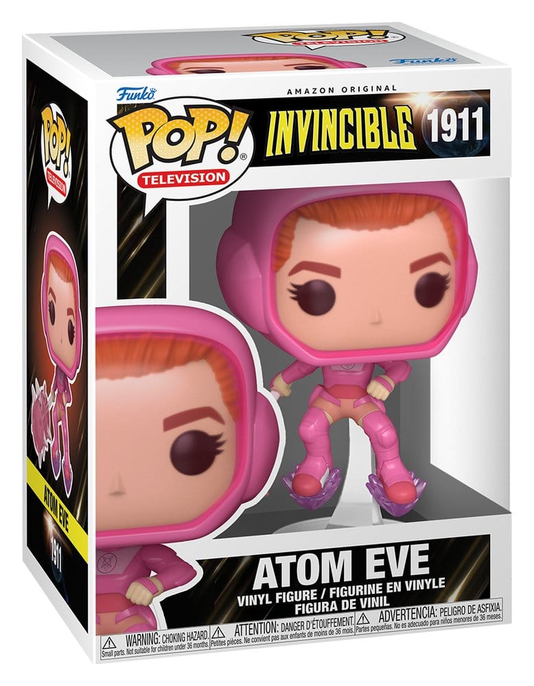 Invincible Funko POP! Television 1911 Atom Eve armoured vinyl figure in its window display box