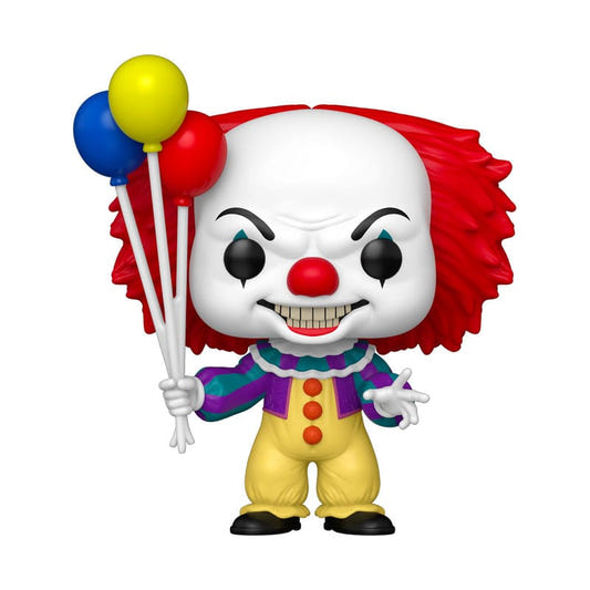 It (1990) Pennywise Funko Pop! Movies vinyl figure, red-haired clown holding a bunch of balloons