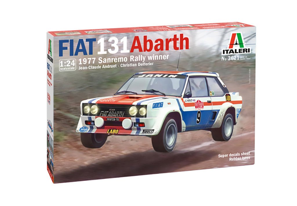 Italeri 1:24 Fiat 131 Abarth 1977 San Remo Rally - 3621