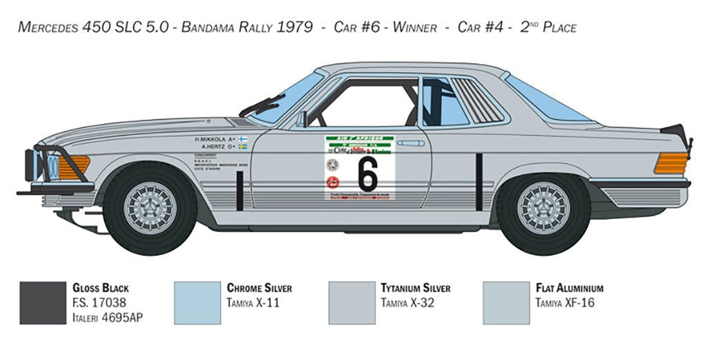 Italeri 1:24 Mercedes 450 SL - 3632