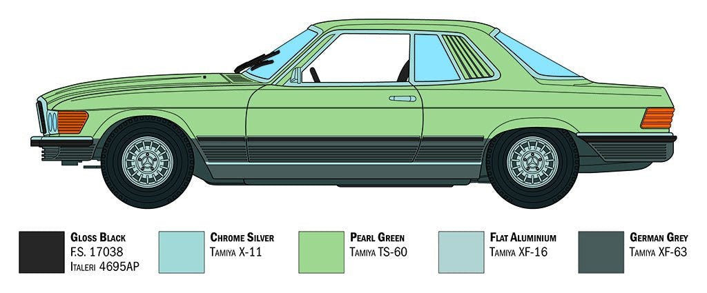 Italeri 1:24 Mercedes 500 SLC - 3633