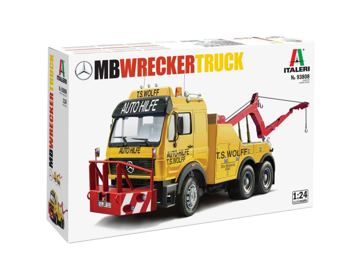 Italeri 1:24 Mercedes-Benz Wrecker Truck - 93808