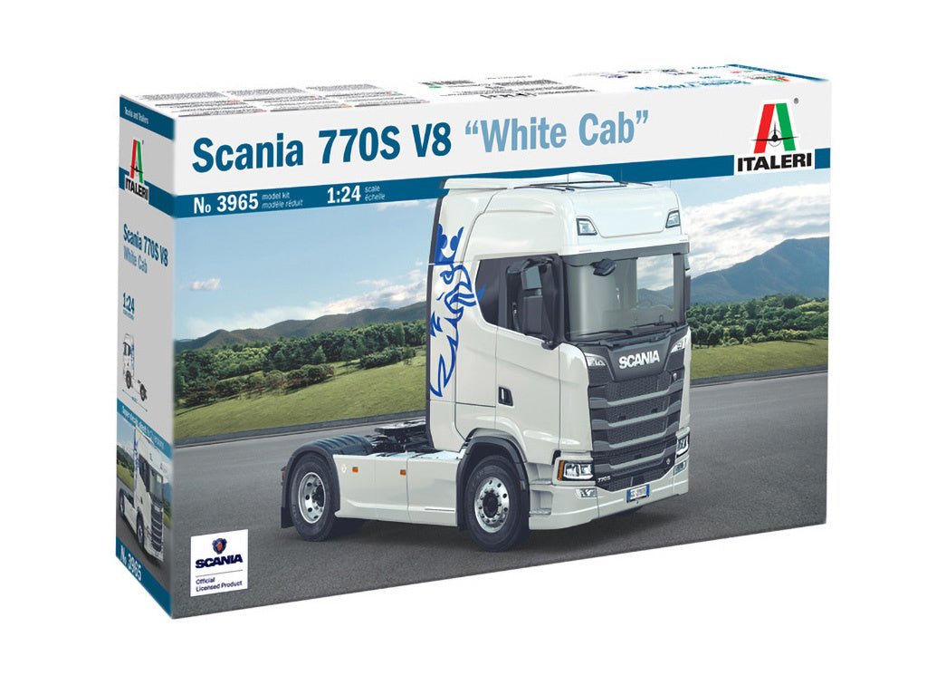 Italeri 1:24 Scania 770S V8 “White Cab” - 3965