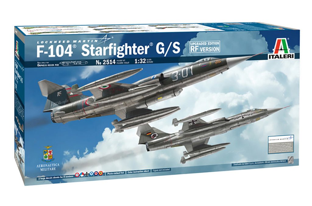 Italeri 1:32 F-104G "Recce" (upgraded edition) - 2514
