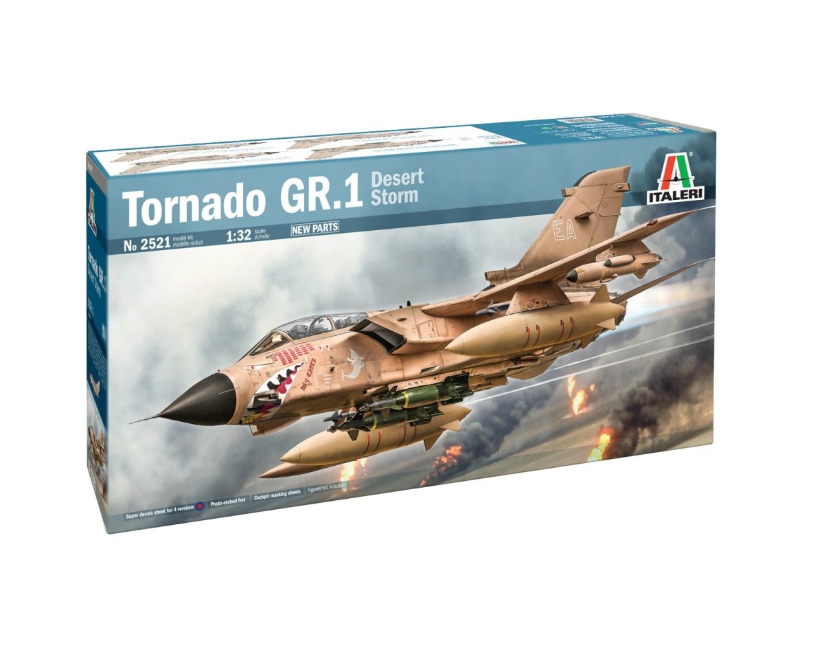 Italeri 1/32 Tornado GR.1 Desert Storm kit, front of the box