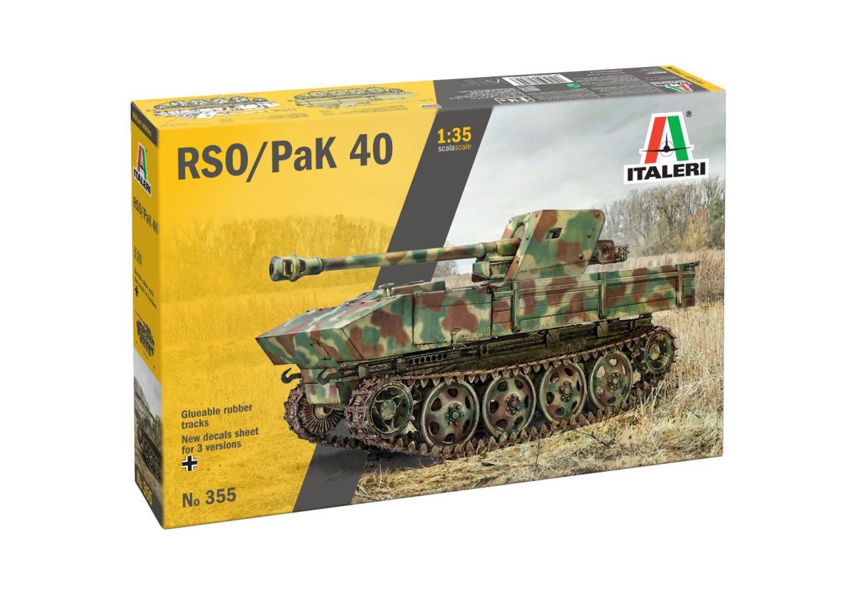 Italeri 1:35 7.5 cm RSO with PAK40 - 355