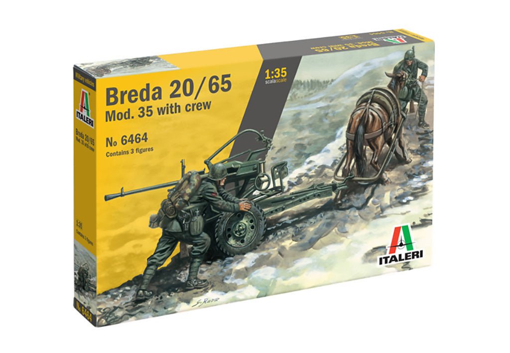 Italeri 1:35 Breda 20/65 with crew - 6464