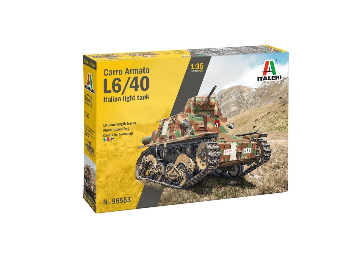 Italeri 1:35 Carro Armato L6/40 Light Tank - 96553