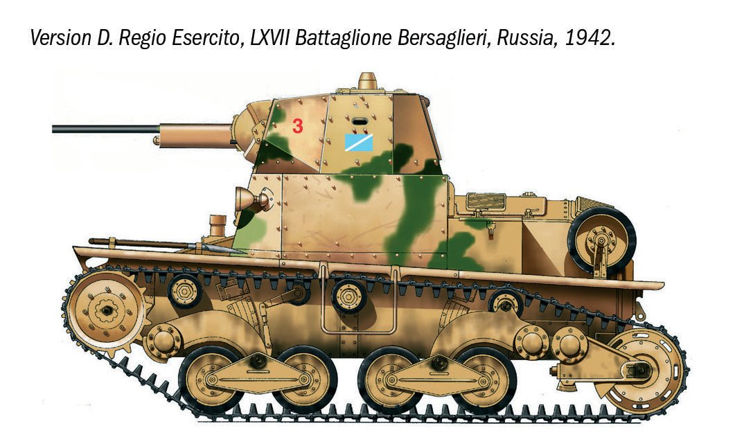 Italeri 1:35 Carro Armato L6/40 Light Tank - 96553