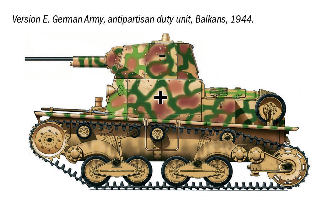Italeri 1:35 Carro Armato L6/40 Light Tank - 96553