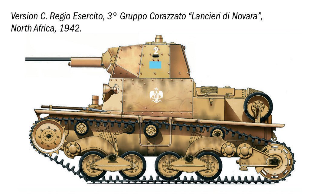 Italeri 1:35 Carro Armato L6/40 Light Tank - 96553