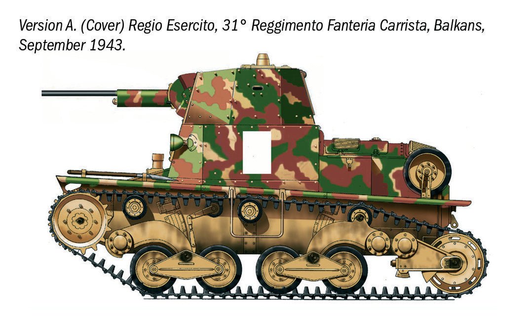 Italeri 1:35 Carro Armato L6/40 Light Tank - 96553